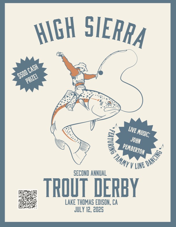 Trout Derby Event Flyer 2025