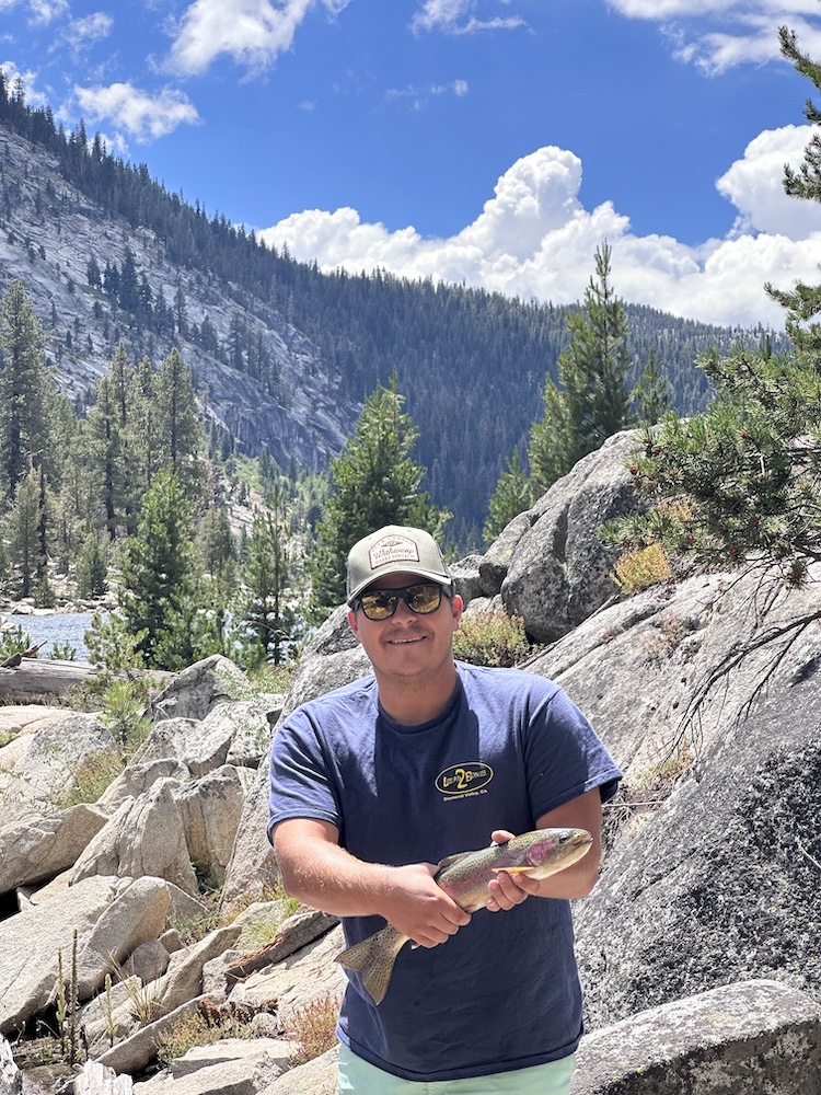 Mason holding a fish